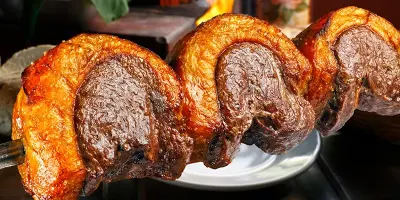 Parrillada Integral Vintage con mobiliario